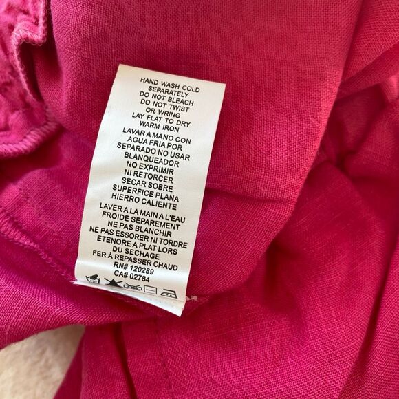 Vitamin A Tallows Linen Short - Ecolinen Size Small - Picture 8 of 8